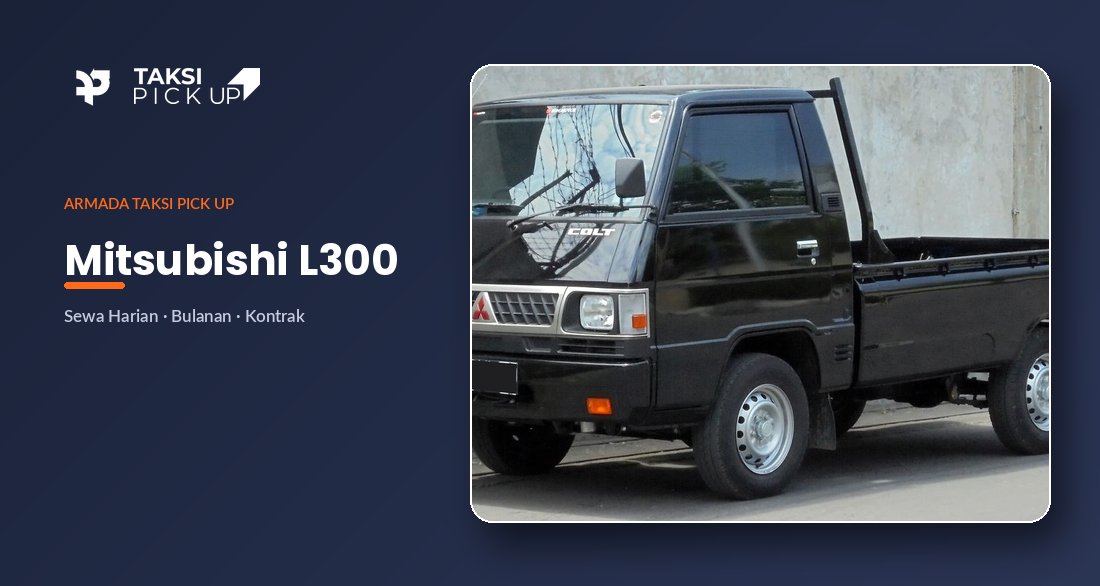Mitsubishi L300 - Taksi Pick Up