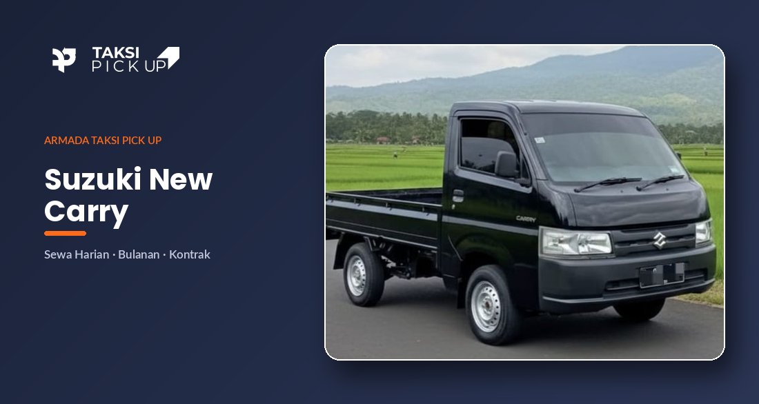 Suzuki New Carry - Taksi Pick Up